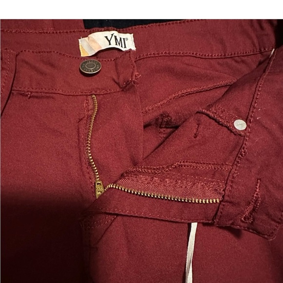 EUC YMI Jean USA forever colour stretch jeans in wine 1X - Picture 5 of 5